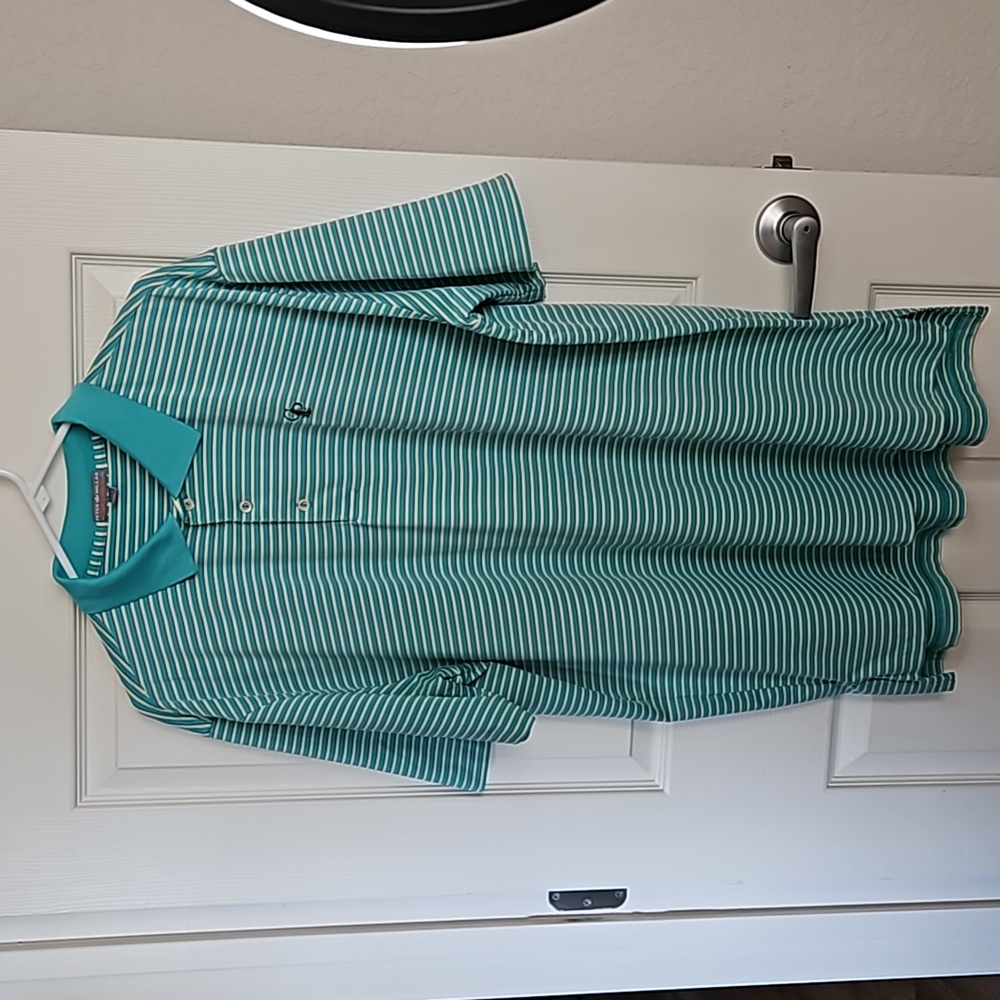 Peter Millar Summer Comfort mens striped polo, size XL - Picture 6 of 8